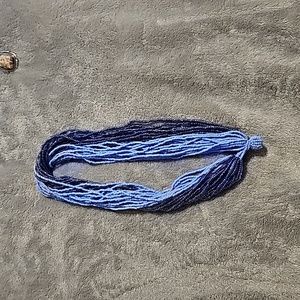 Blue necklace